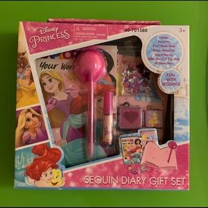 Disney Princess Sequin Diary Set